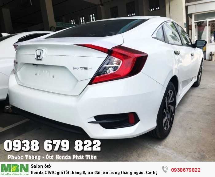 Honda CIVIC giá tốt tháng 8, ưu đãi lớn trong tháng ngâu. Cơ hội tốt để mua xe đã đến