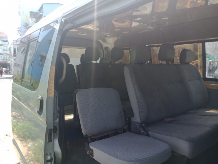 Toyota Hiace 2009 Số sàn màu xanh đẹp