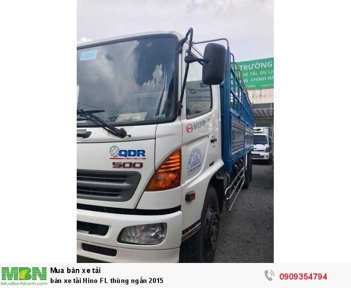 Bán xe tải Hino FL thùng ngắn 2015