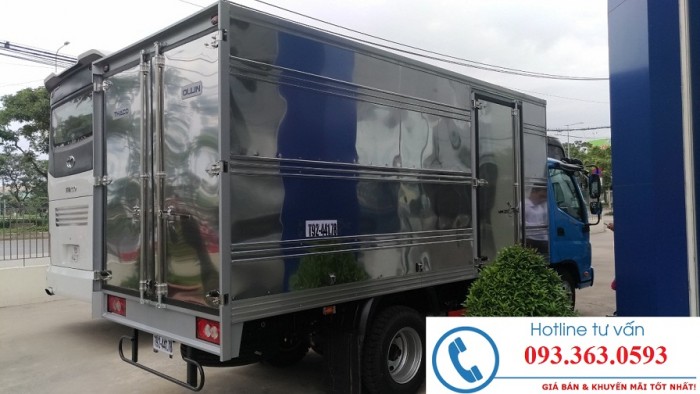 Hỗ trợ 100% lệ phí trước bạ - xe tải Ollin350 E4 2018, xe tải Ollin350 thùng dài 4m4, tải trọng 3.5 tấn