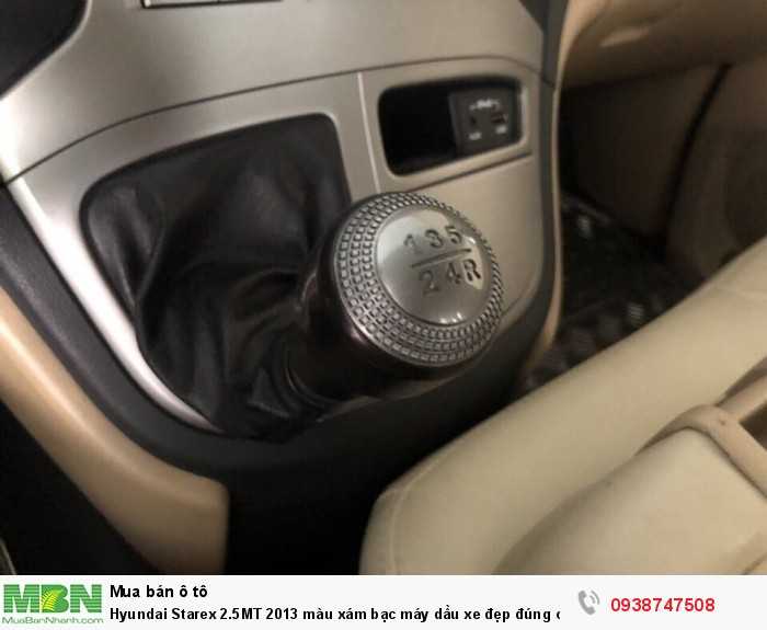Hyundai Starex 2.5MT 2013 màu xám  bạc máy dầu xe đẹp đúng chất
