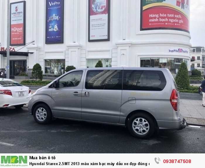 Bán Hyundai Starex 2.5MT 2013 màu xám  bạc máy dầu xe đẹp đúng chất