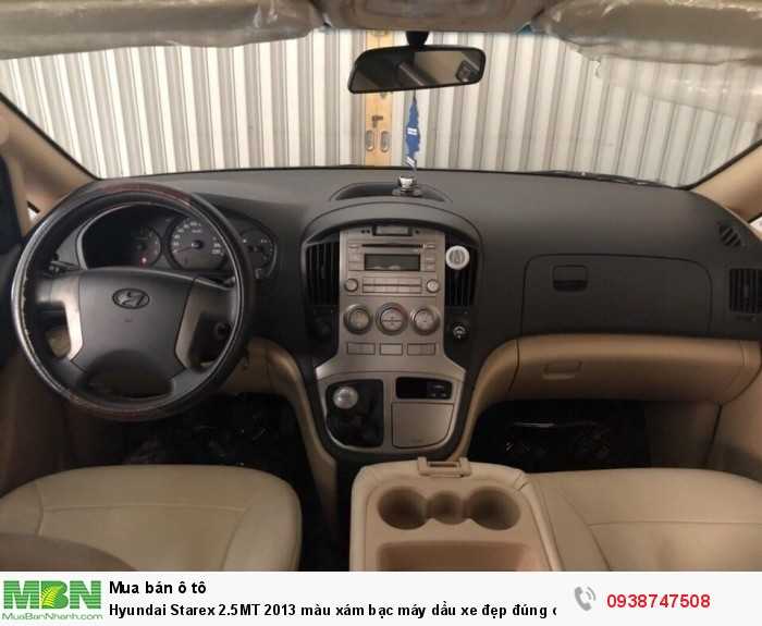 Bán Hyundai Starex 2.5MT 2013 màu xám  bạc máy dầu xe đẹp đúng chất