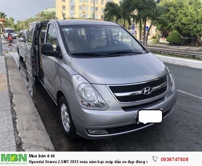 Bán Hyundai Starex 2.5MT 2013 màu xám  bạc máy dầu xe đẹp đúng chất