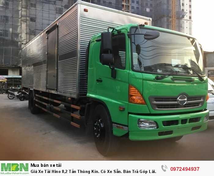 Giá Xe Tải Hino 8,2 Tấn Thùng Kín. Có Xe Sẵn. Bán Trả Góp Lãi Suất Thấp.
