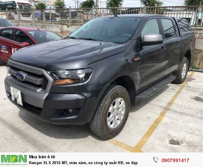 Ranger XLS 2016 MT, màu xám, xe công ty xuất HĐ, xe đẹp