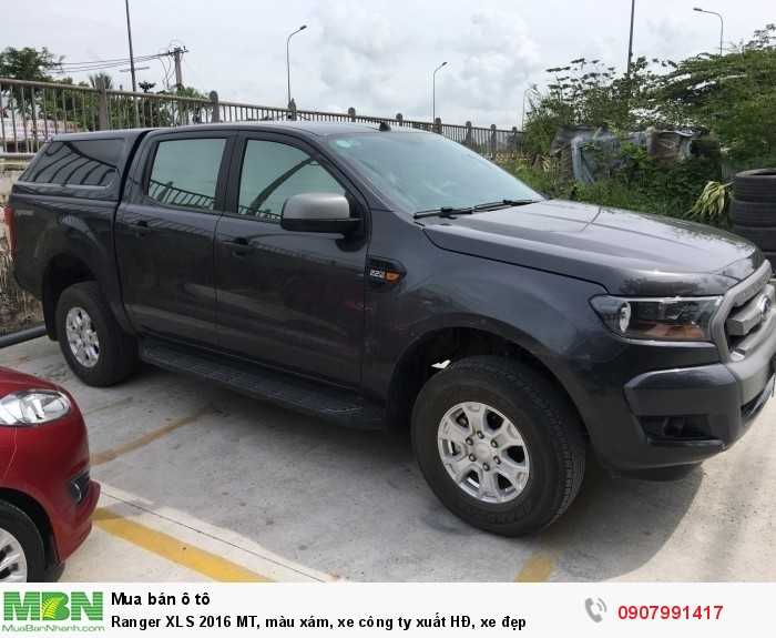 Ranger XLS 2016 MT, màu xám, xe công ty xuất HĐ, xe đẹp