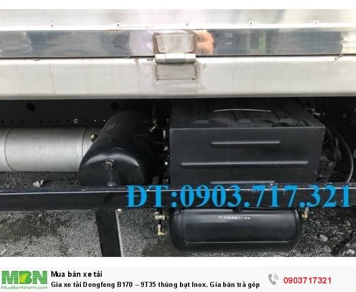 ​​Gía xe tải Dongfeng B170 – 9T35 thùng bạt Inox.