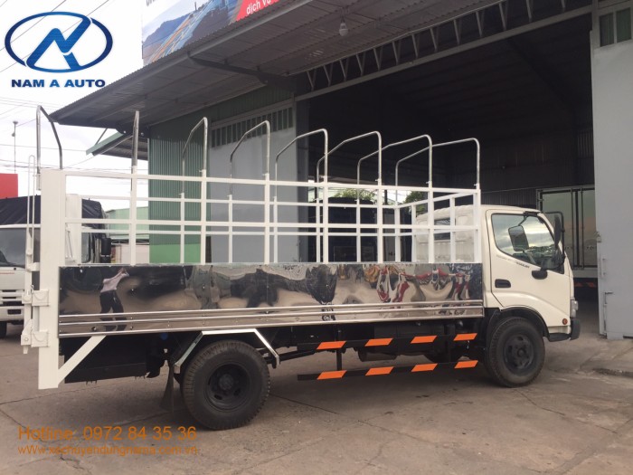 Xe Tải Hino Dutro Wu342 JD3 Thùng Mui Bạt Bửng Nâng