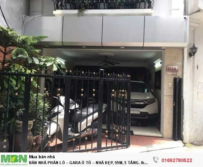 Bán Nhà Phân Lô – Gara Ô Tô – Nhà Đẹp, 59m, 5 Tầng