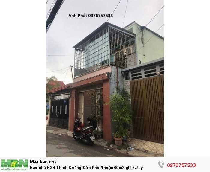 Bán nhà HXH Thích Quảng Đức Phú Nhuận 60m2
