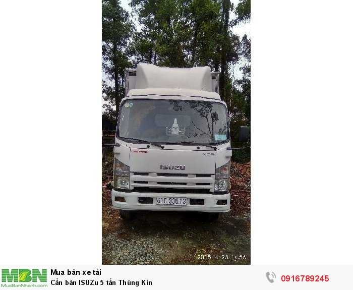 Cần bán ISUZu 5 tấn Thùng Kín