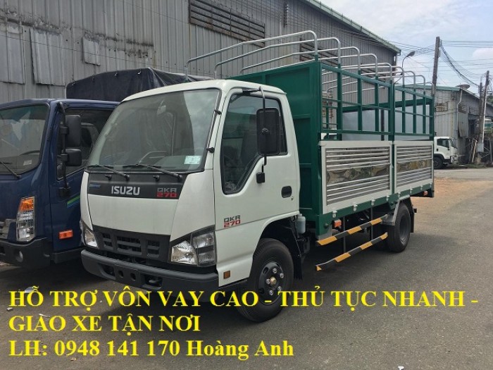 Bán xe tải isuzu 1 TẤN 9 - thùng bạt 6m2 - euro 4 * giá tốt