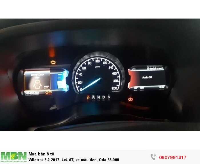 Wildtrak 3.2 2017, 4x4 AT, xe màu đen, Odo 38.000
