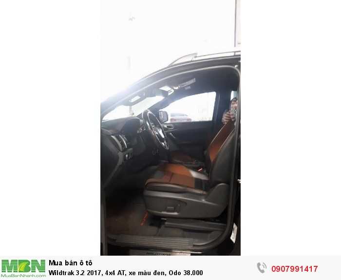 Wildtrak 3.2 2017, 4x4 AT, xe màu đen, Odo 38.000