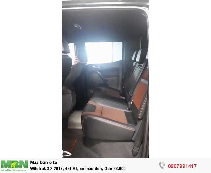 Wildtrak 3.2 2017, 4x4 AT, xe màu đen, Odo 38.000