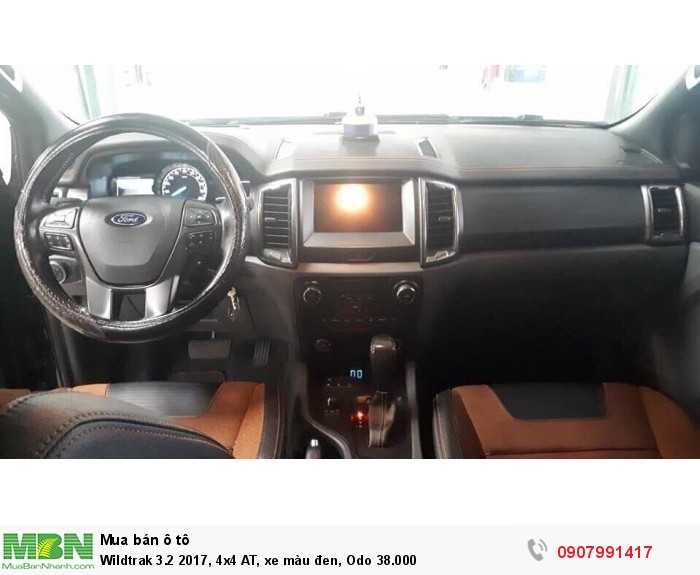Wildtrak 3.2 2017, 4x4 AT, xe màu đen, Odo 38.000