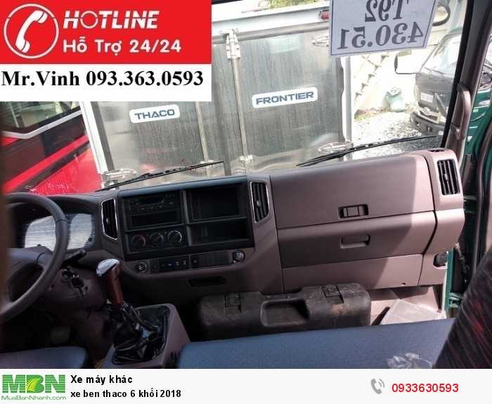 Xe ben Thaco 6 khối 2018