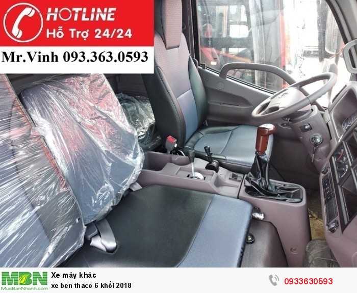 Xe ben Thaco 6 khối 2018
