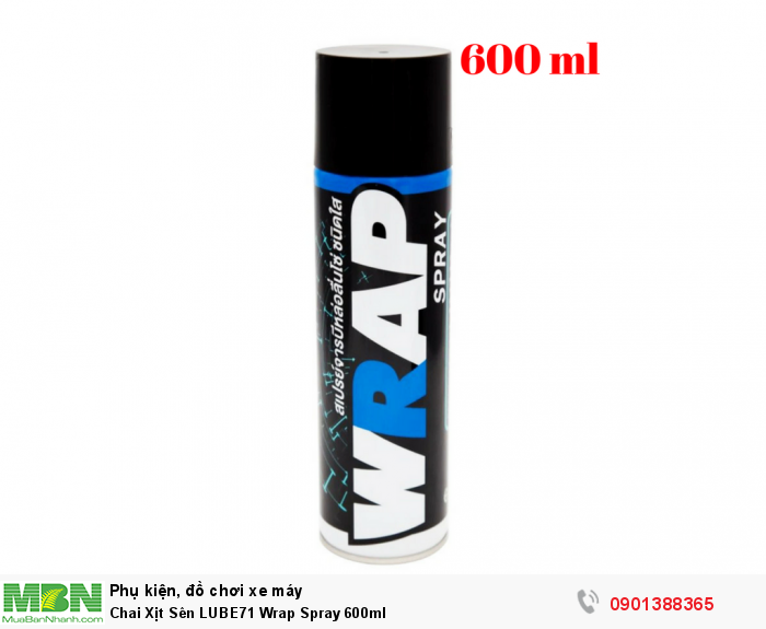 Chai Xịt Sên LUBE71 Wrap Spray 600ml