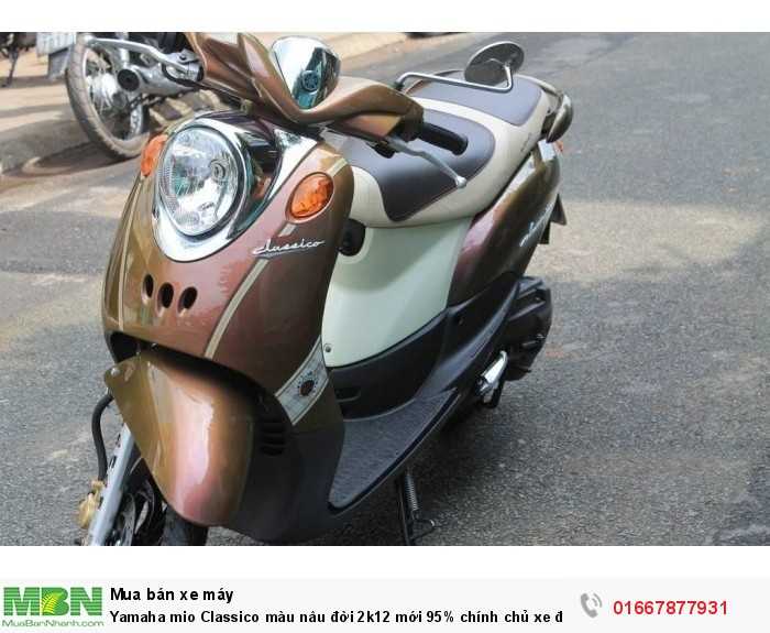 Yamaha mio Classico màu nâu đời 2k12 mới 95% chính chủ xe đẹp máy êm nguyên zin xe máy mạnh chạy nhẹ vọt lợi xăng