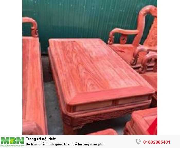 Bộ bàn ghế minh quốc triện gỗ hương nam phi3