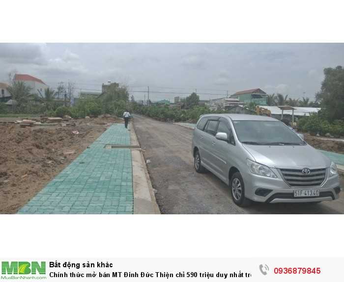 Chính thức mở bán MT Đinh Đức Thiện duy nhất trong tuần