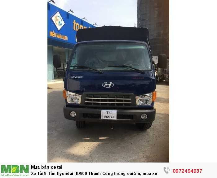 Giá Xe tải 8 Tấn HD800 Thùng Mui Bạt. Giá Rẽ Nhất Thị Trường.