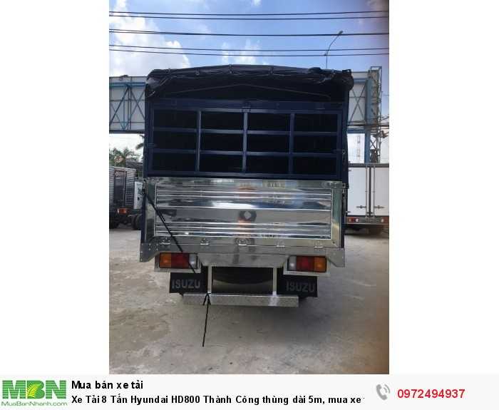 Xe Tải 8 Tấn Hyundai HD800 Thành Công thùng dài 5m, mua xe tặng GPS, Tặng vàng, thời hạn vay lên đến 60 tháng
