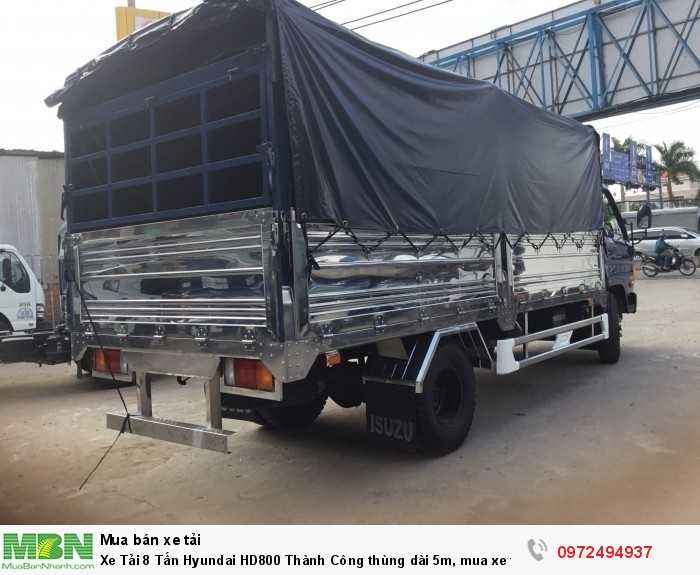 Xe Tải 8 Tấn Hyundai HD800 Thành Công thùng dài 5m, mua xe tặng GPS, Tặng vàng, thời hạn vay lên đến 60 tháng