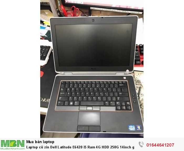 Laptop cũ zin Dell Latitude E6420 i5 Ram 4G HDD 250G 14inch giá rẻ xách tay Mỹ