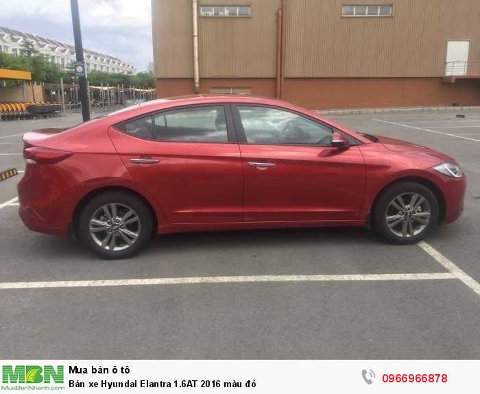 Bán xe Hyundai Elantra 1.6AT 2016 màu đỏ