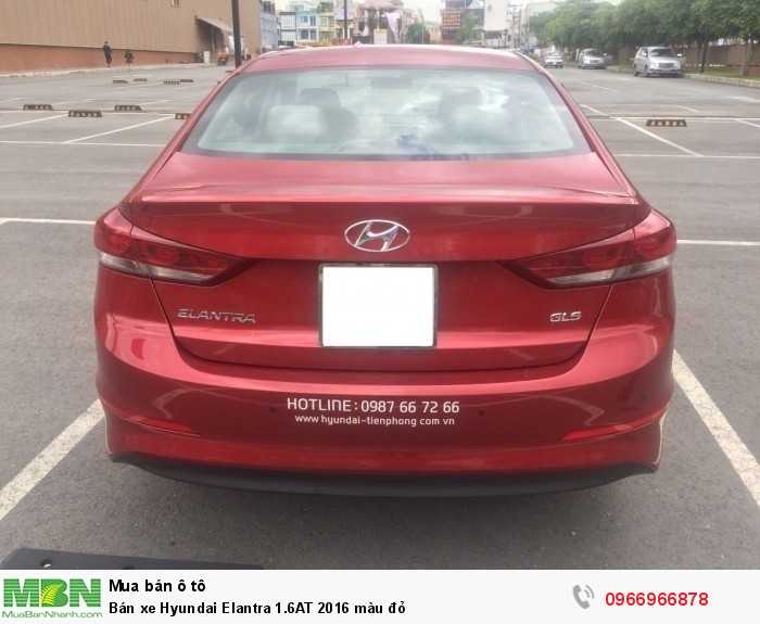 Bán xe Hyundai Elantra 1.6AT 2016 màu đỏ