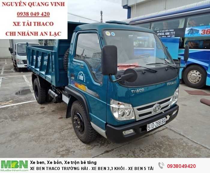 Xe Ben THACO Trường Hải - Xe Ben 3,3 Khối - Xe Ben 4 Tấn THACO FORLAND FLD 420 - Bán Xe Trả Góp