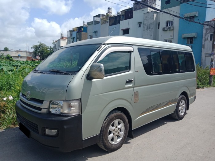 Toyota Hiace 2009 Số sàn màu xanh