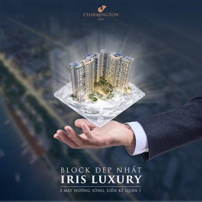 Mua ngay Block đẹp nhất view mặt tiền sông 2  hướng Charmington Iris, Tôn Thất Thuyết Q4.