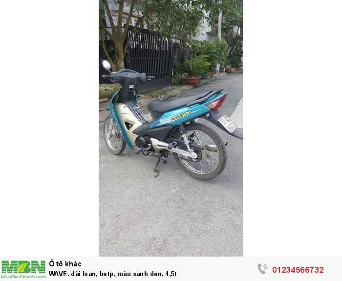 WAVE. đài loan, bstp, màu xanh đen
