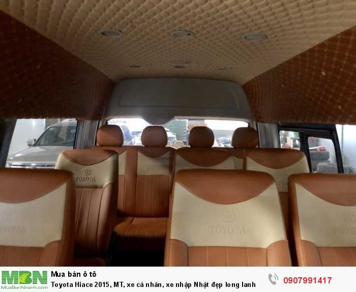 Toyota Hiace 2015, MT, xe cá nhân, xe nhập Nhật đẹp long lanh