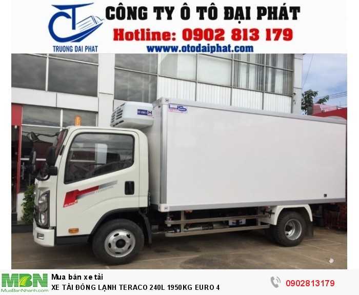 XE TẢI ĐÔNG LẠNH TERACO 240L 1950KG EURO 4
