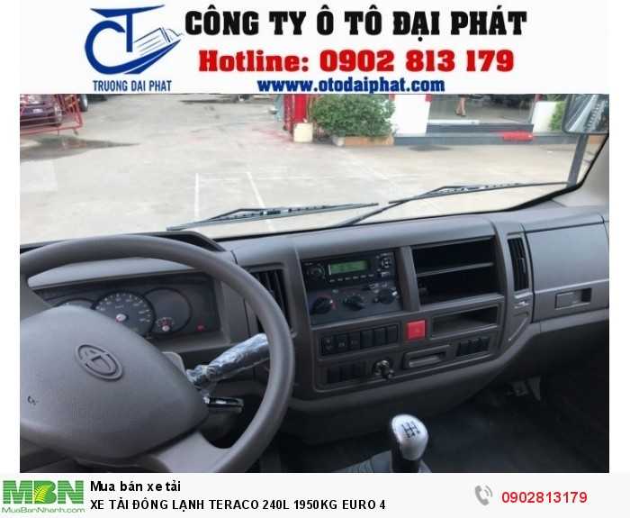 XE TẢI ĐÔNG LẠNH TERACO 240L 1950KG EURO 4