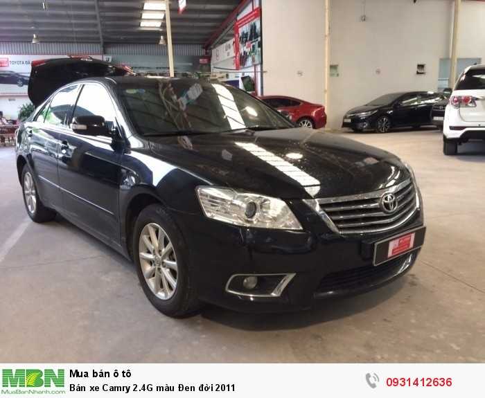 Bán xe Camry 2.4G màu Đen đời 2011