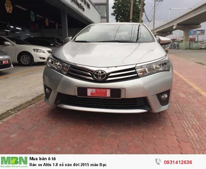 Bán xe Altis 1.8 số sàn đời 2015 màu Bạc