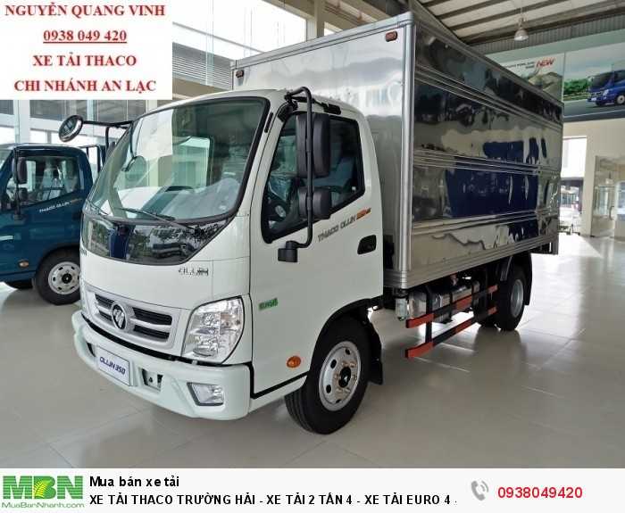 Xe Tải Thaco Trường Hải - Xe Tải 2Tấn4 - Xe Tải Euro 4 - Thaco Ollin 350.E4 - Mới Nhất - Bán Xe Trả Góp