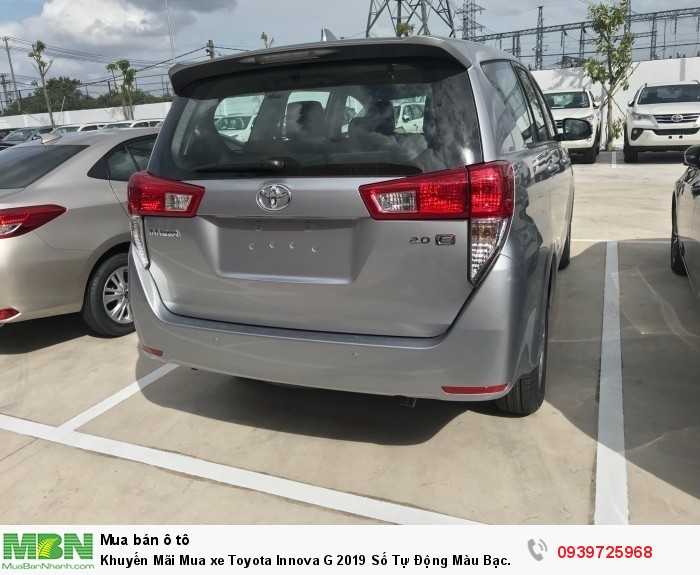 Khuyến Mãi Mua xe Toyota Innova G 2019 Số Tự Động Màu Bạc. Vay Trả Góp Chỉ 180Tr. Giao Xe Ngay