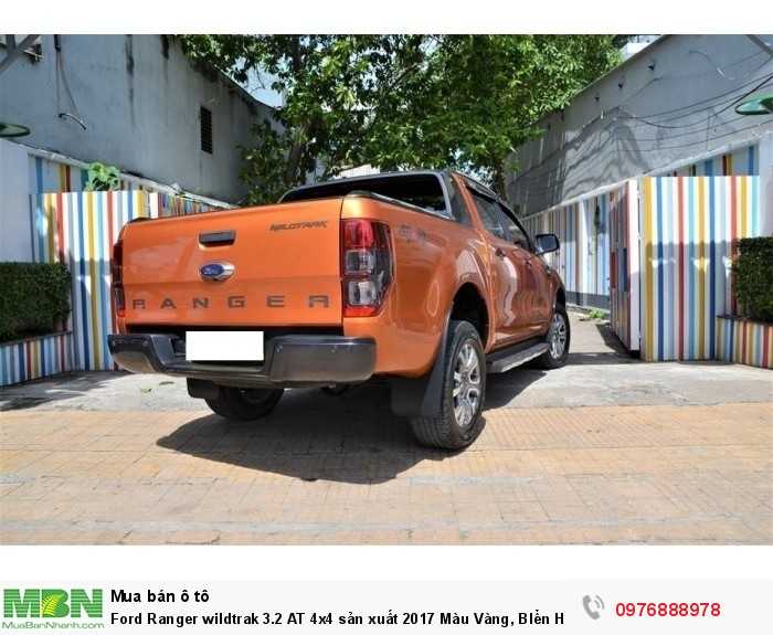 Ford Ranger wildtrak 3.2 AT 4x4 sản xuất 2017 Màu Vàng, BIển Hà Nội