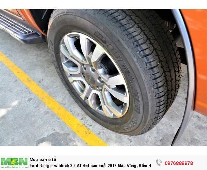 Ford Ranger wildtrak 3.2 AT 4x4 sản xuất 2017 Màu Vàng, BIển Hà Nội