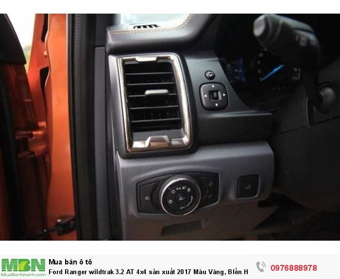 Ford Ranger wildtrak 3.2 AT 4x4 sản xuất 2017 Màu Vàng, BIển Hà Nội