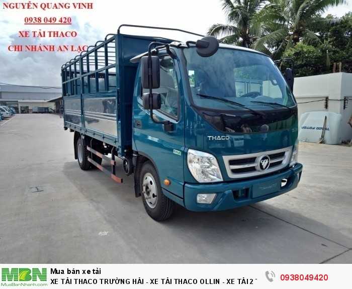 XE TẢI THACO TRƯỜNG HẢI - XE TẢI THACO OLLIN - XE TẢI 2 TẤN 4 - OLLIN 350.E4 - THÙNG DÀI 4,4 MÉT - HỔ TRỢ TRẢ GÓP