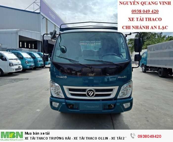 XE TẢI THACO TRƯỜNG HẢI - XE TẢI THACO OLLIN - XE TẢI 2 TẤN 4 - OLLIN 350.E4 - THÙNG DÀI 4,4 MÉT - HỔ TRỢ TRẢ GÓP