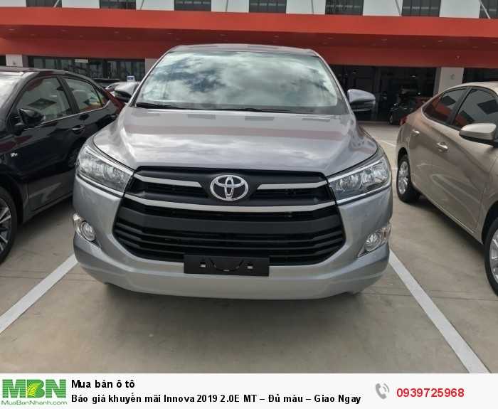 Toyota Innova 2.0E Khuyến Mãi Khủng Tại Toyota An Thành Fukushima, Xe Có Sẳn, Đủ Màu